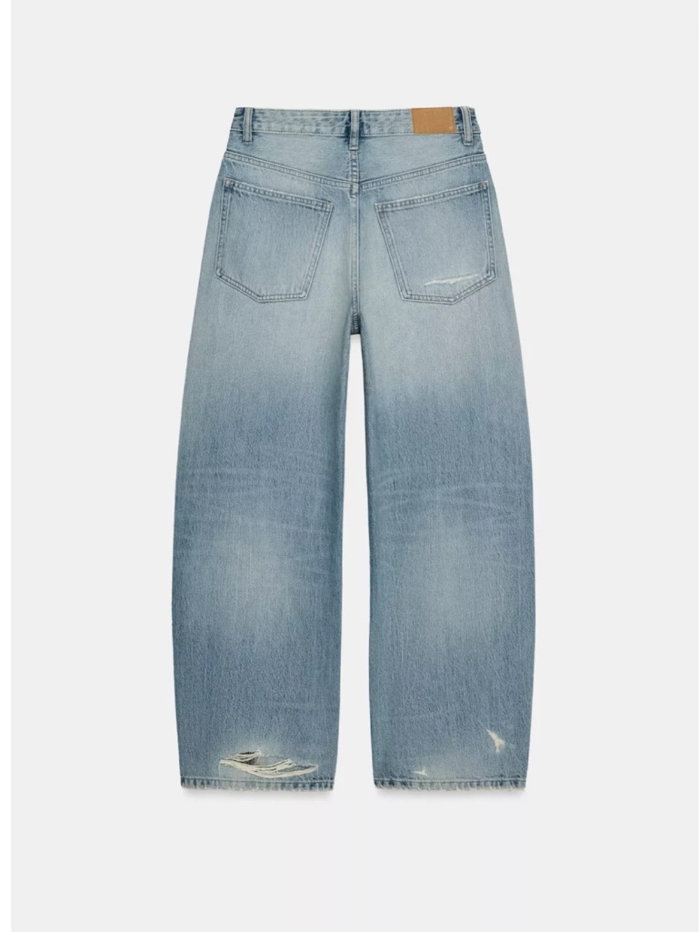 Zara TRF MID-RISE BAGGY
BALLOON JEANS - Picture 9 of 12